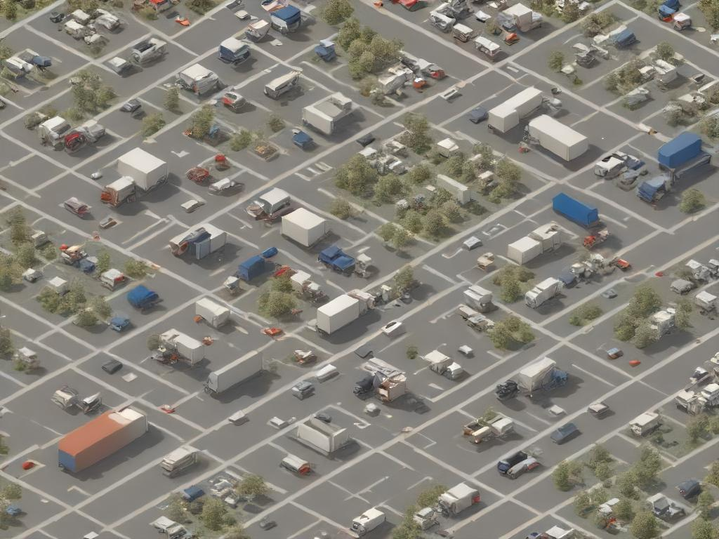 map image of trucks